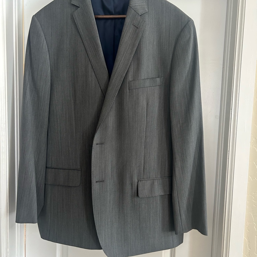 Hart Schaffner Marx Gray Suit Jacket